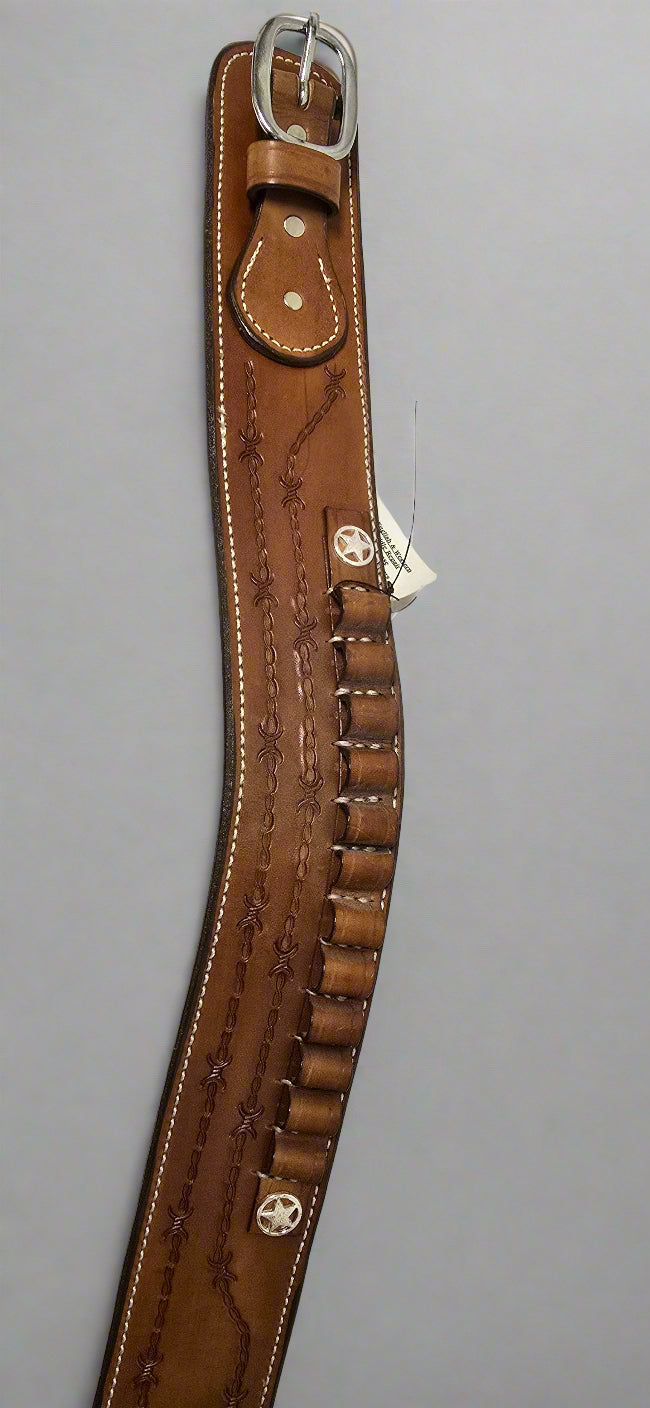 Belt and Holster with Barbed wire detail