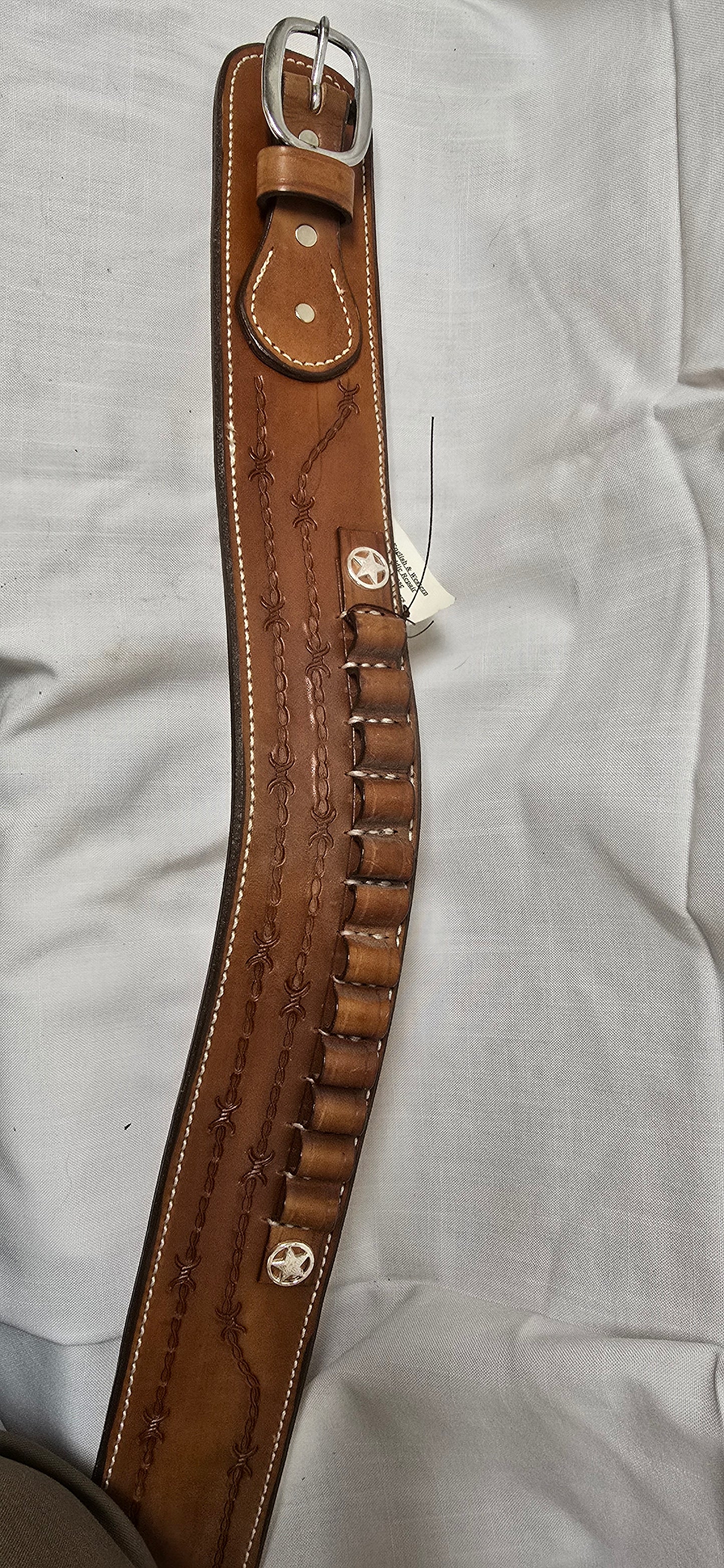 Belt and Holster with Barbed wire detail